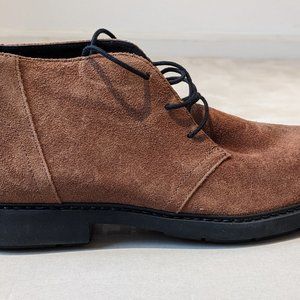 Camper Neuman K300171-008 Mens Brown Suede Lace Up Chukkas Boots